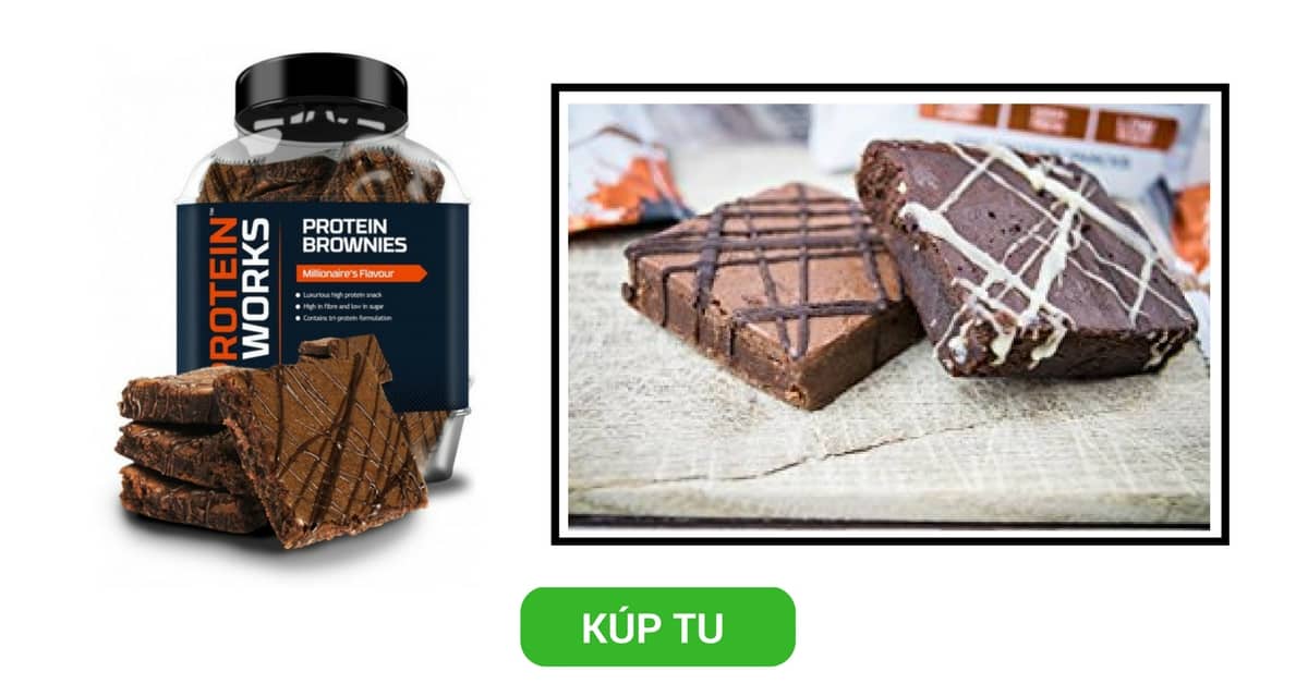 Proteínové Brownies koláčiky – TPW